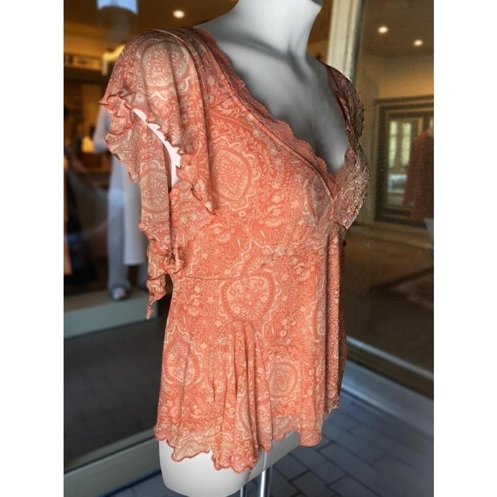 TORRID Sweetheart Flutter Fit & Flare Blouse NWT‎ Size 2X - Picture 9 of 12